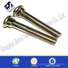 Bright zinc finished oval neck bolt